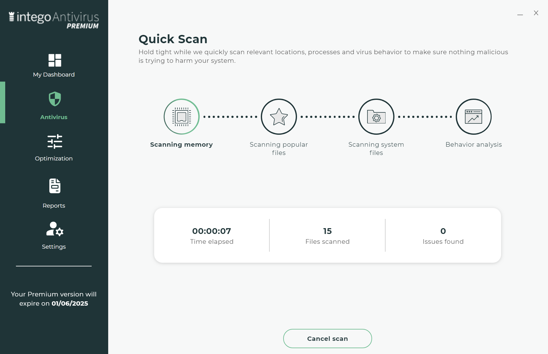 Antivirus - Quick scan running.png