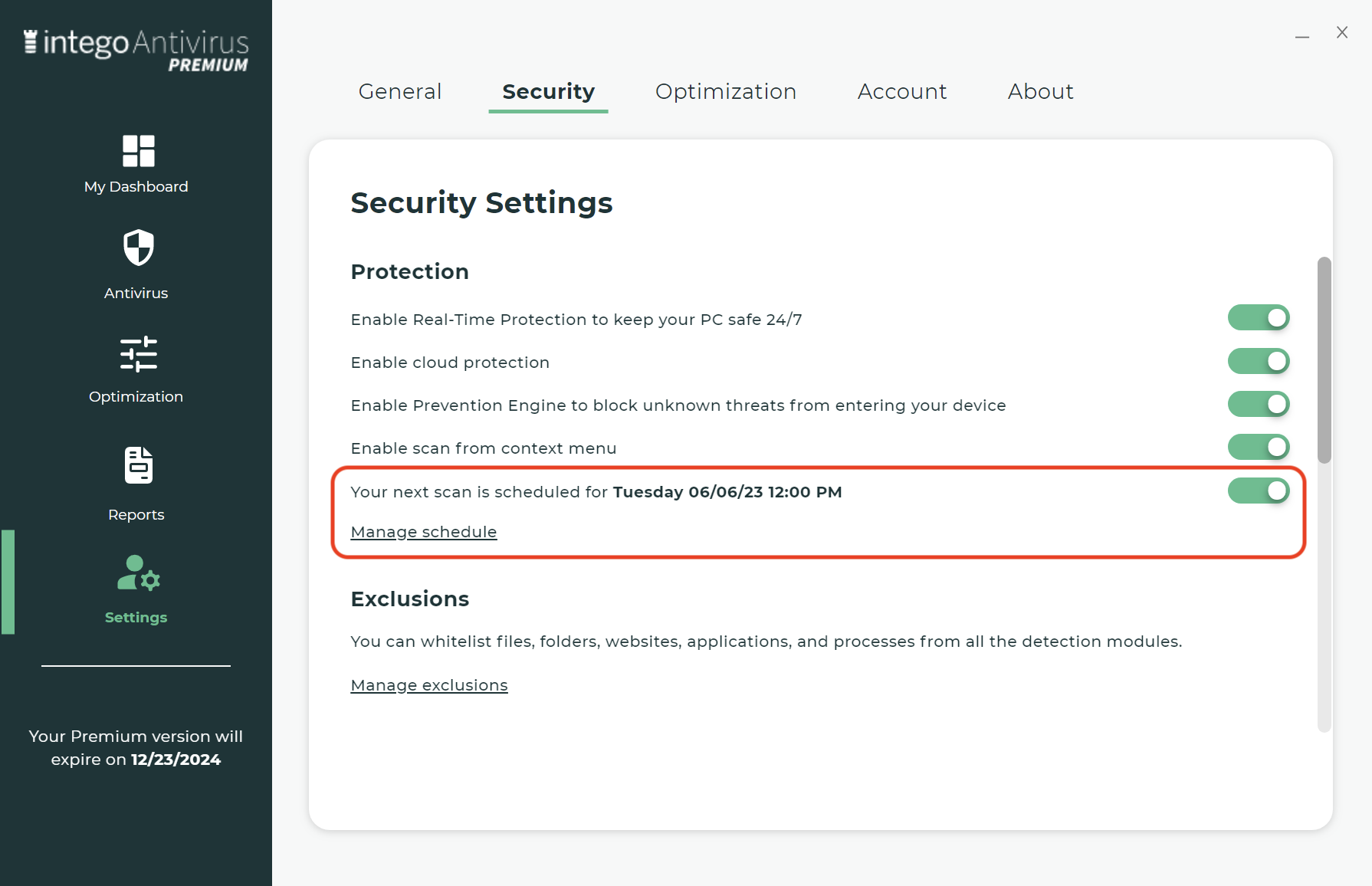 Settings - Security Next Scheduled Scan.png