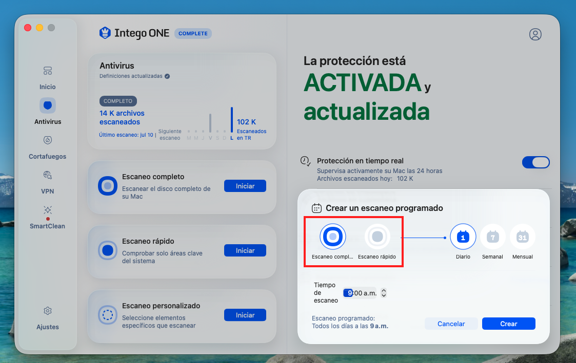 Scheduled Scan - Choose Full or Quick Scan (Spanish).png