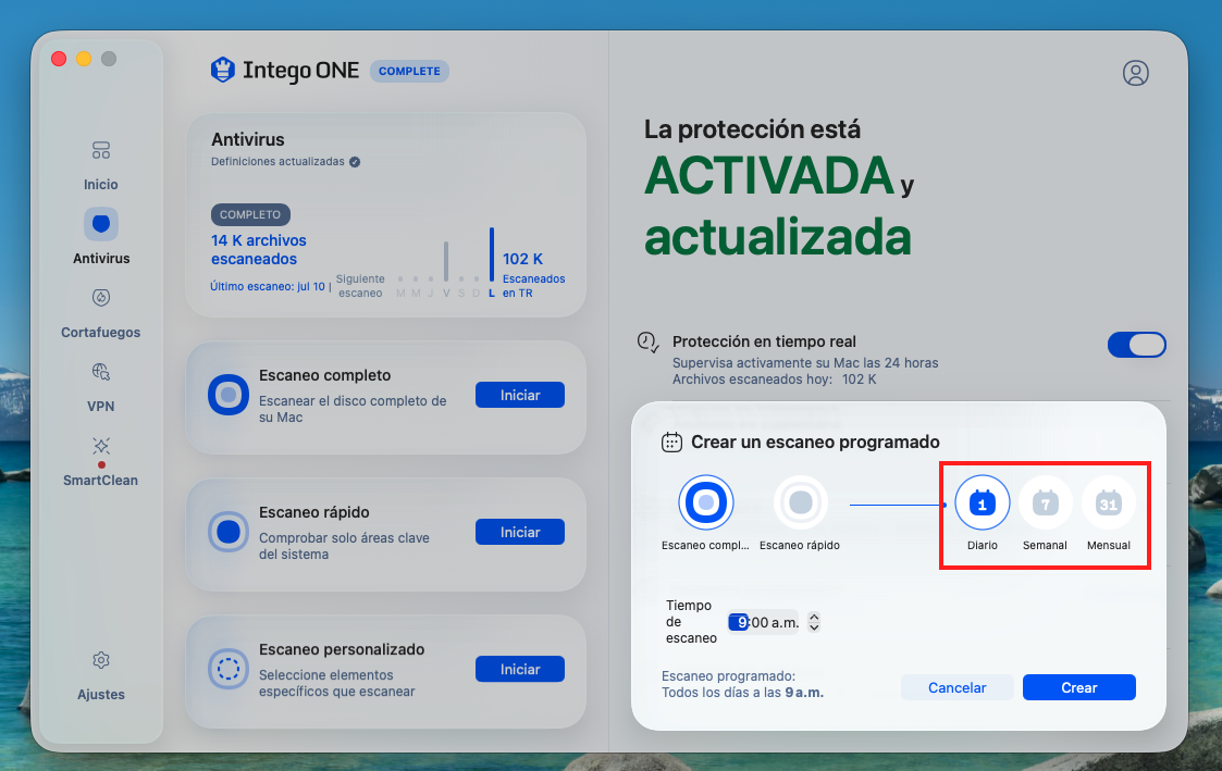 Scheduled Scan - Choose Frequency (Spanish).png