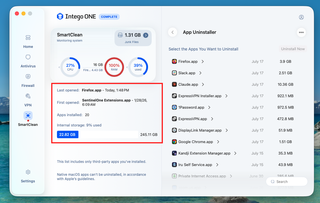 SmartClean - Uninstaller Application Details.png